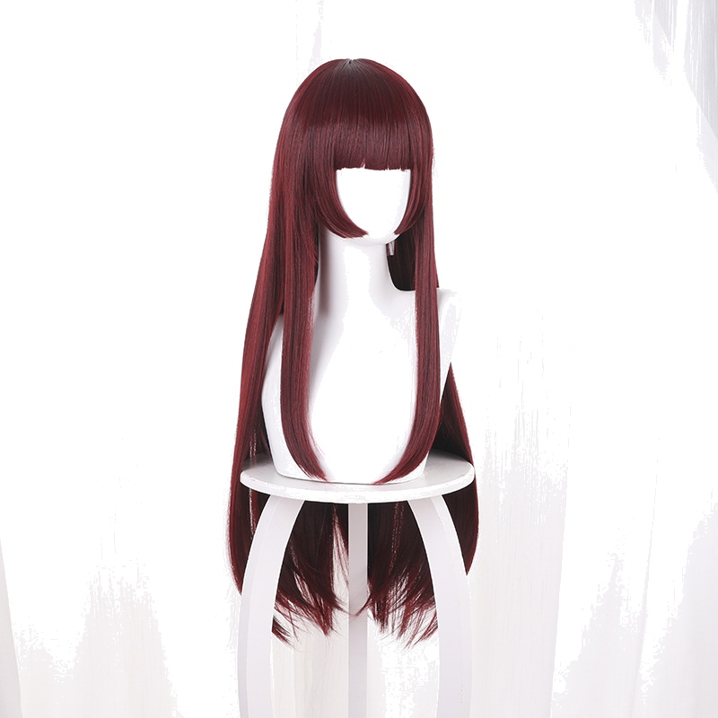 Yaeka Sakuragi Red Long Straight Cosplay Wig for The Yakuza's Guide to Babysitting - 512H - Image 2