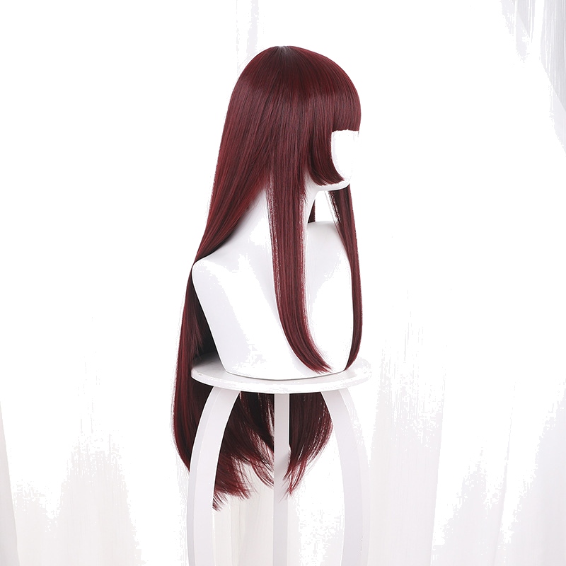 Yaeka Sakuragi Red Long Straight Cosplay Wig for The Yakuza's Guide to Babysitting - 512H - Image 3