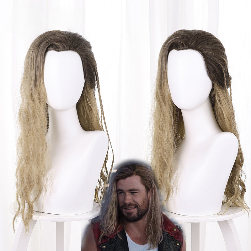 Thor Gradient Brown Cosplay Wig for Thor: Love and Thunder - 405KA