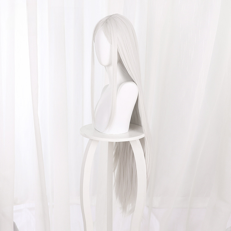 Sachiko Juraku Platinum Blonde Long Straight Cosplay Wig for Kakegurui Twin - 441G - Image 2