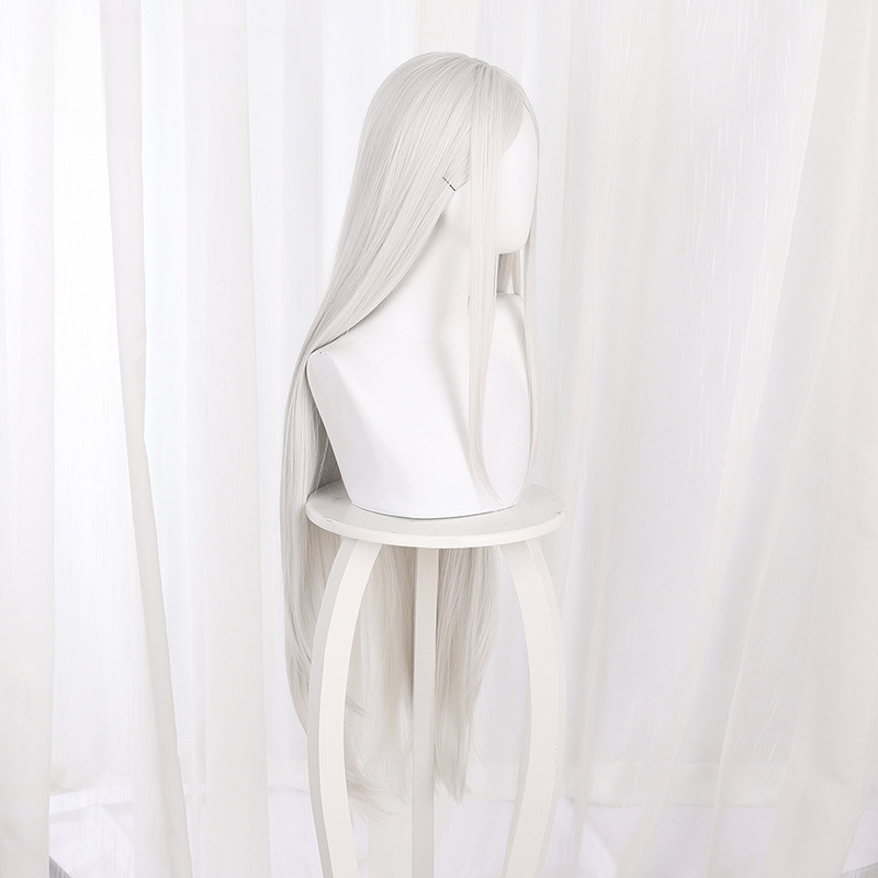 Sachiko Juraku Platinum Blonde Long Straight Cosplay Wig for Kakegurui Twin - 441G - Image 4