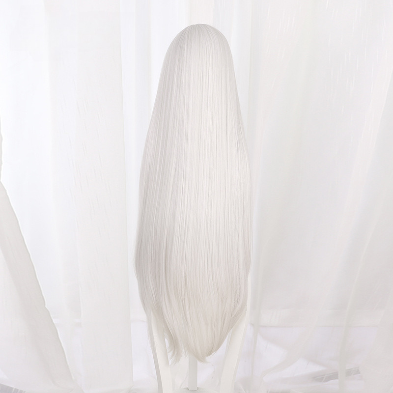 Sachiko Juraku Platinum Blonde Long Straight Cosplay Wig for Kakegurui Twin - 441G - Image 5
