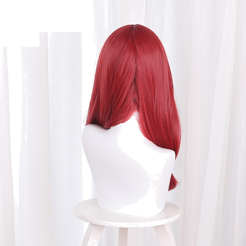 Mikura Sado Dark Red Twin Ponytail Cosplay Wig for Kakegurui Twin - 441H - Image 4
