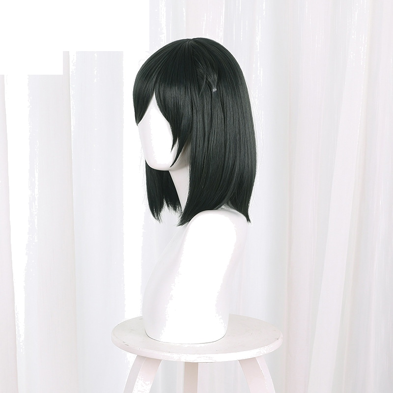 Shioriko Mifune Dark Green Bob Cosplay Wig for Love Live! Nijigasaki High School Idol Club - 522L