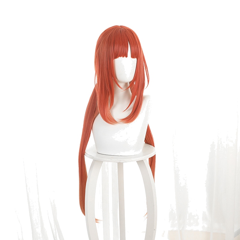 Nilou Orange-red Gradient Twin Ponytail Styled Cosplay Wig for Genshin Impact - 539H - Image 2