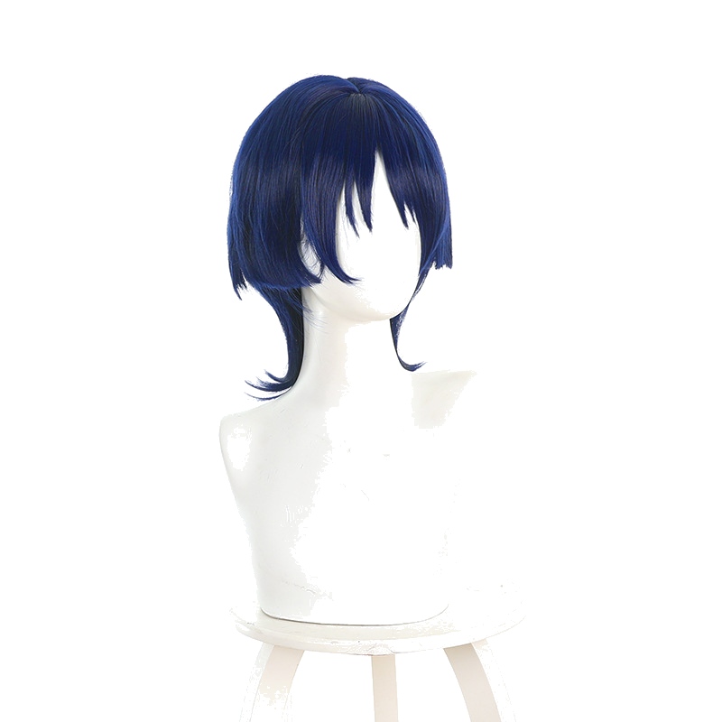 Scaramouche / Wanderer Short Flipped Cosplay Wig for Genshin Impact - 539K - Image 2