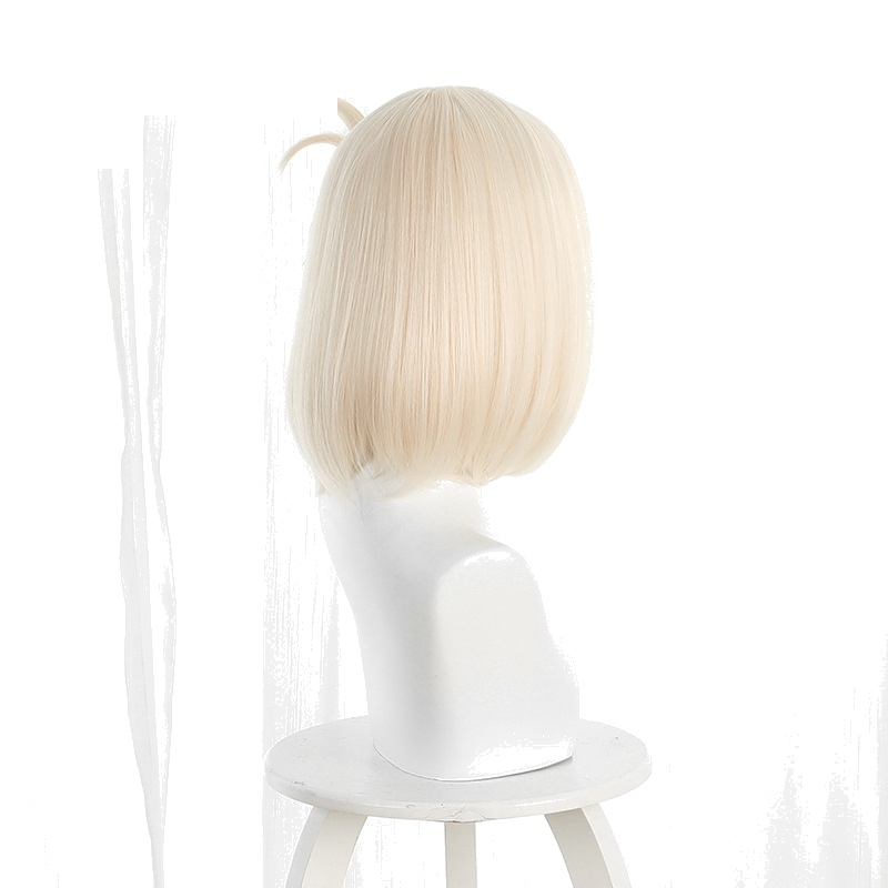 Chisato Nishikigi Pink-yellow Bob Styled Cosplay Wig for Lycoris Recoil - 542A - Image 3