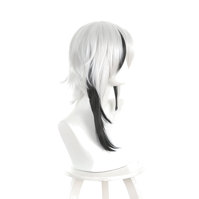 Arlecchino Silver-white Gradient Styled Cosplay Wig for Genshin Impact - Image 3
