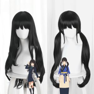 Takina Inoue Long Slightly Wavy Cosplay Wig for Lycoris Recoil - 542B