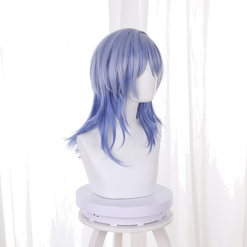 Hecate Gradient Blue Medium-length Flipped Cosplay Wig for Path to Nowhere - 540D - Image 2