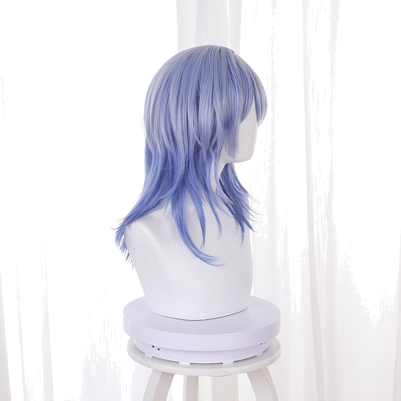 Hecate Gradient Blue Medium-length Flipped Cosplay Wig for Path to Nowhere - 540D - Image 3