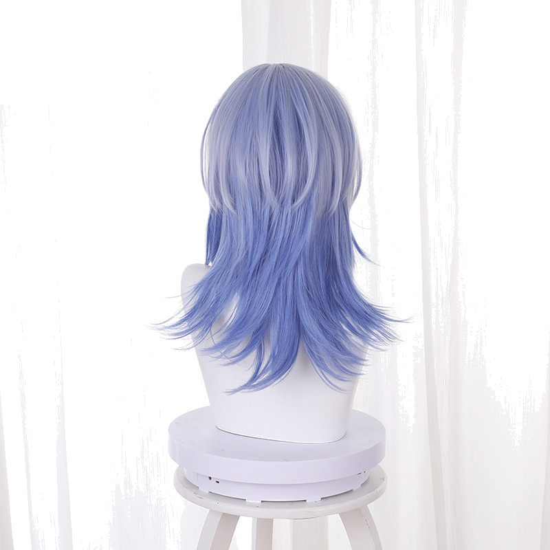 Hecate Gradient Blue Medium-length Flipped Cosplay Wig for Path to Nowhere - 540D - Image 4