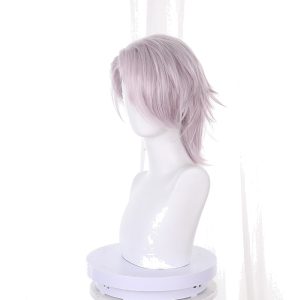 Zoya Gray-pink Short Flipped Cosplay Wig for Path to Nowhere - 540E