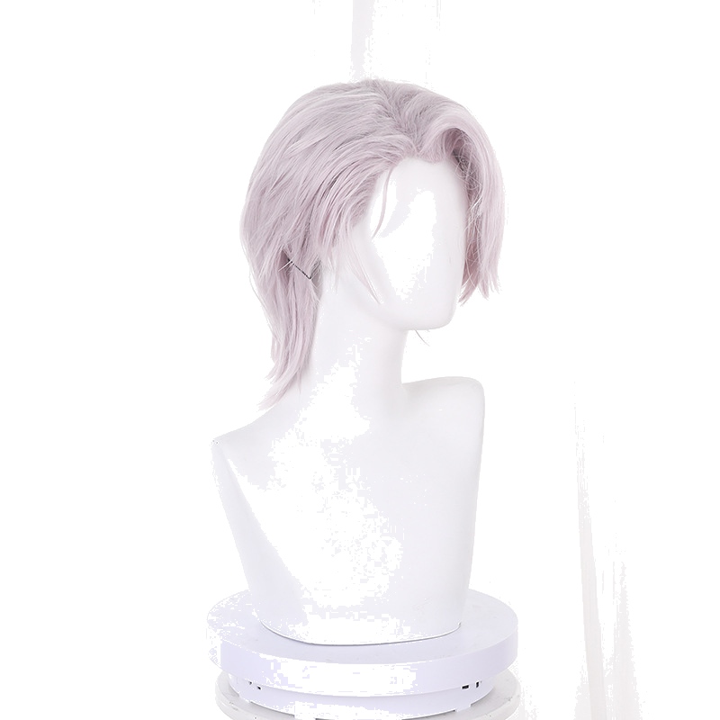 Zoya Gray-pink Short Flipped Cosplay Wig for Path to Nowhere - 540E - Image 3