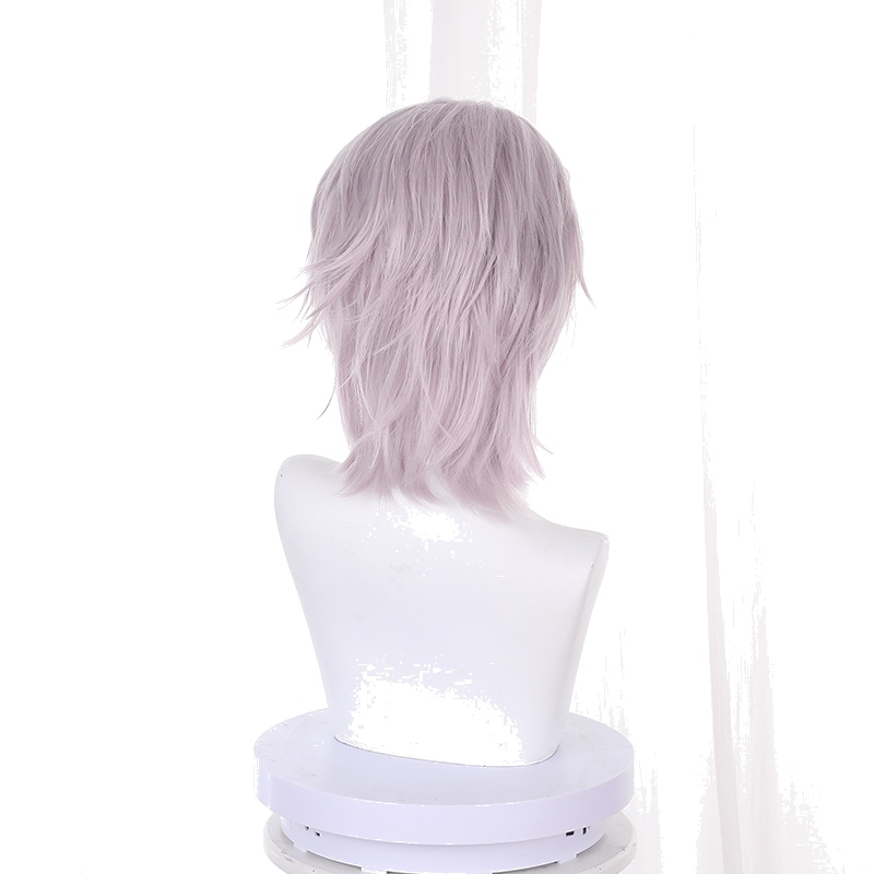 Zoya Gray-pink Short Flipped Cosplay Wig for Path to Nowhere - 540E - Image 4