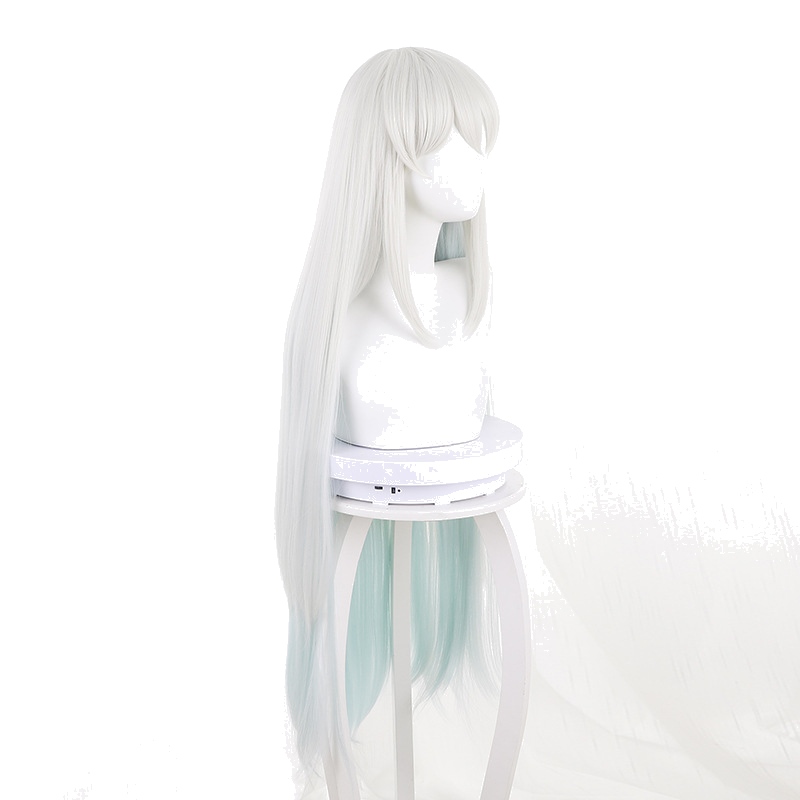 Morgan Gradient Cyan Long Cosplay Wig for Fate/Grand Order - 235QA - Image 3
