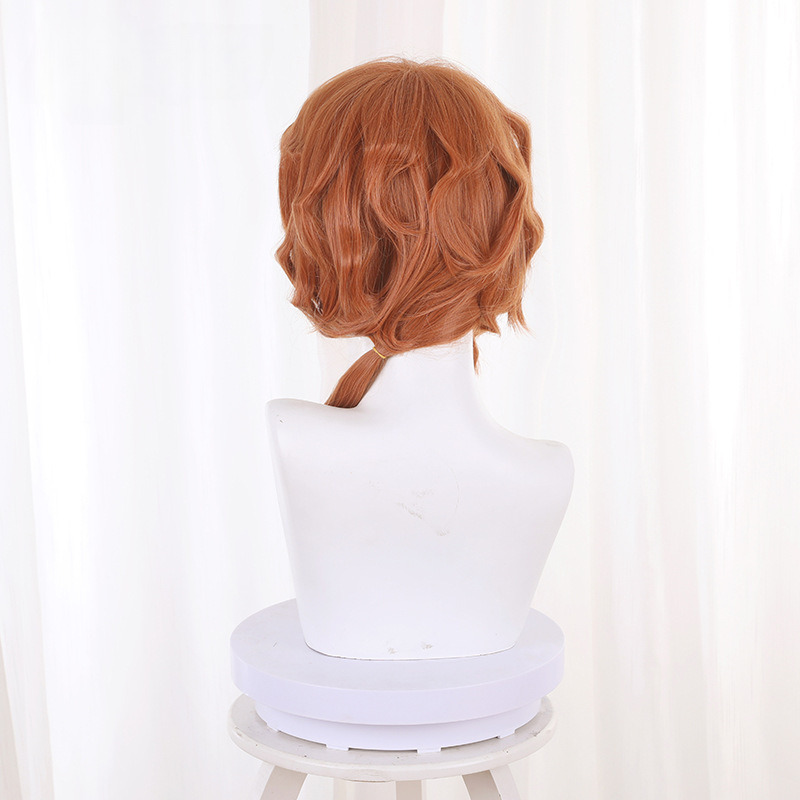 Chuya Nakahara Golden Brown Short Ponytail Cosplay Wig for Bungo Stray Dogs - 409H - Image 5