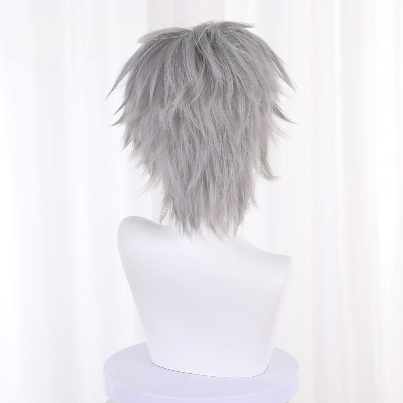Kaworu Nagisa Short Flipped Cosplay Wig for Neon Genesis Evangelion - 014F - Image 5