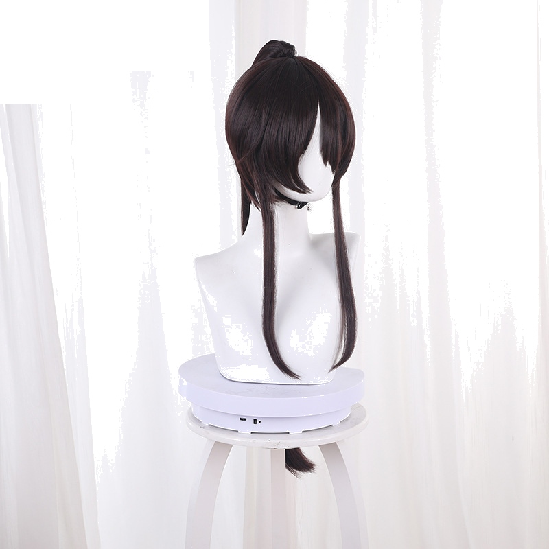 Sagiri Yamada Asaemon Dark Brown Ponytail Cosplay Wig for Hell's Paradise - 543B - Image 3