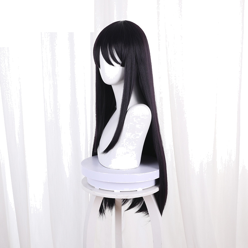 Toma Yamada Asaemon Purple Long Straight Cosplay Wig for Hell's Paradise - 543G