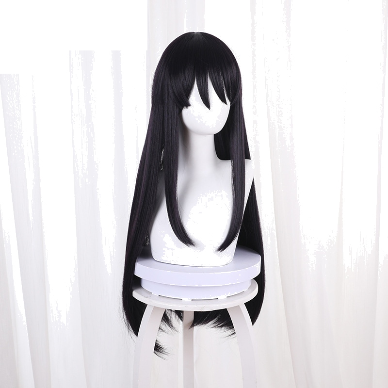 Toma Yamada Asaemon Purple Long Straight Cosplay Wig for Hell's Paradise - 543G - Image 2