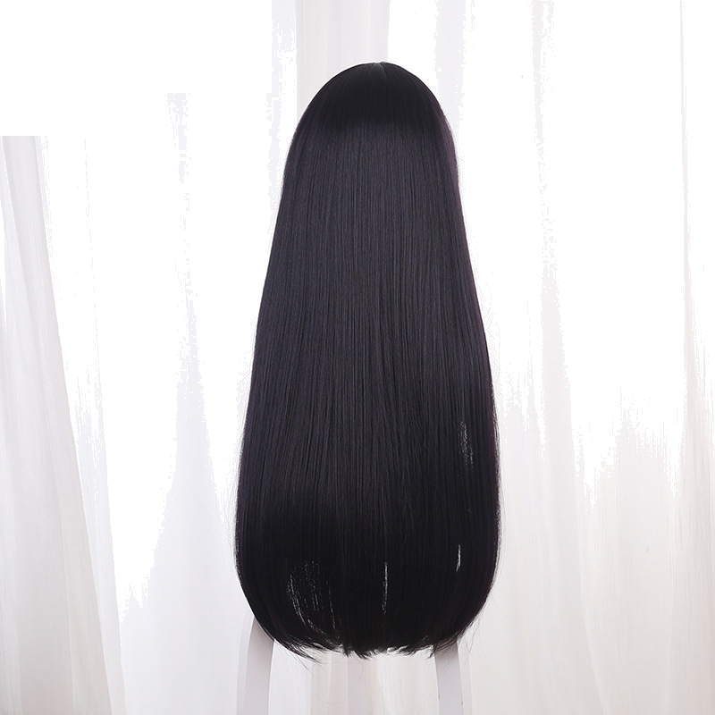 Toma Yamada Asaemon Purple Long Straight Cosplay Wig for Hell's Paradise - 543G - Image 4