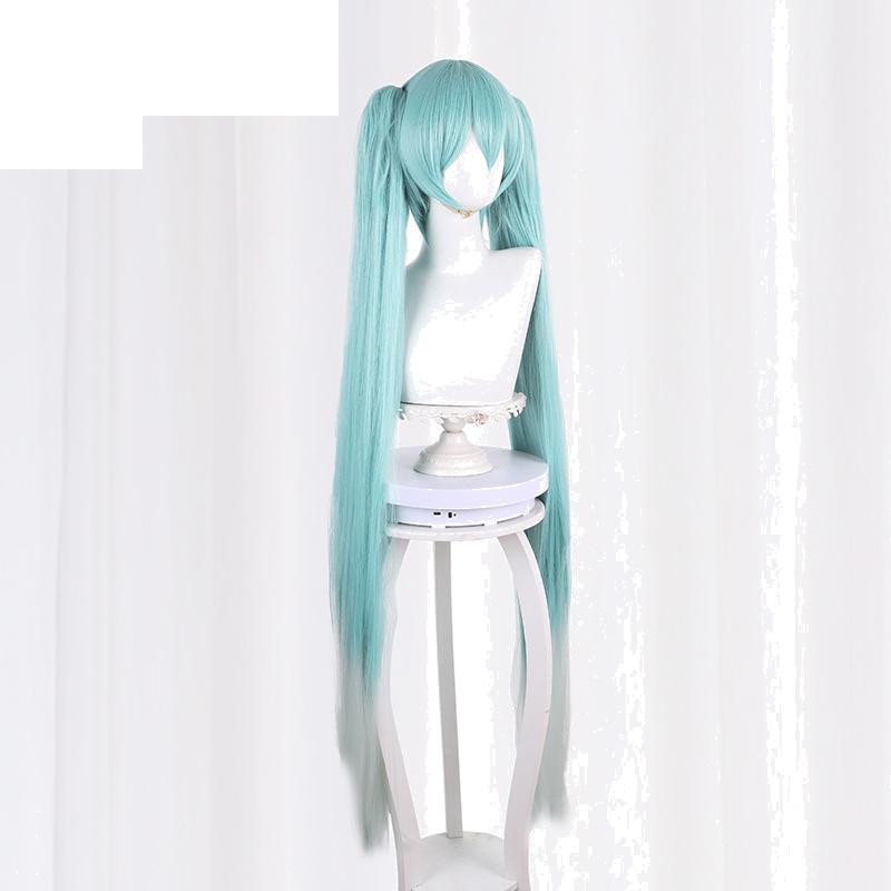 Hatsune Miku Blue-green Gradient Twin Ponytail Cosplay Wig for Hatsune Miku - 042V - Image 2