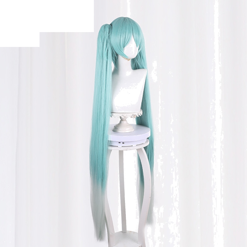 Hatsune Miku Blue-green Gradient Twin Ponytail Cosplay Wig for Hatsune Miku - 042V - Image 3