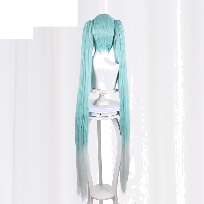 Hatsune Miku Blue-green Gradient Twin Ponytail Cosplay Wig for Hatsune Miku - 042V - Image 4