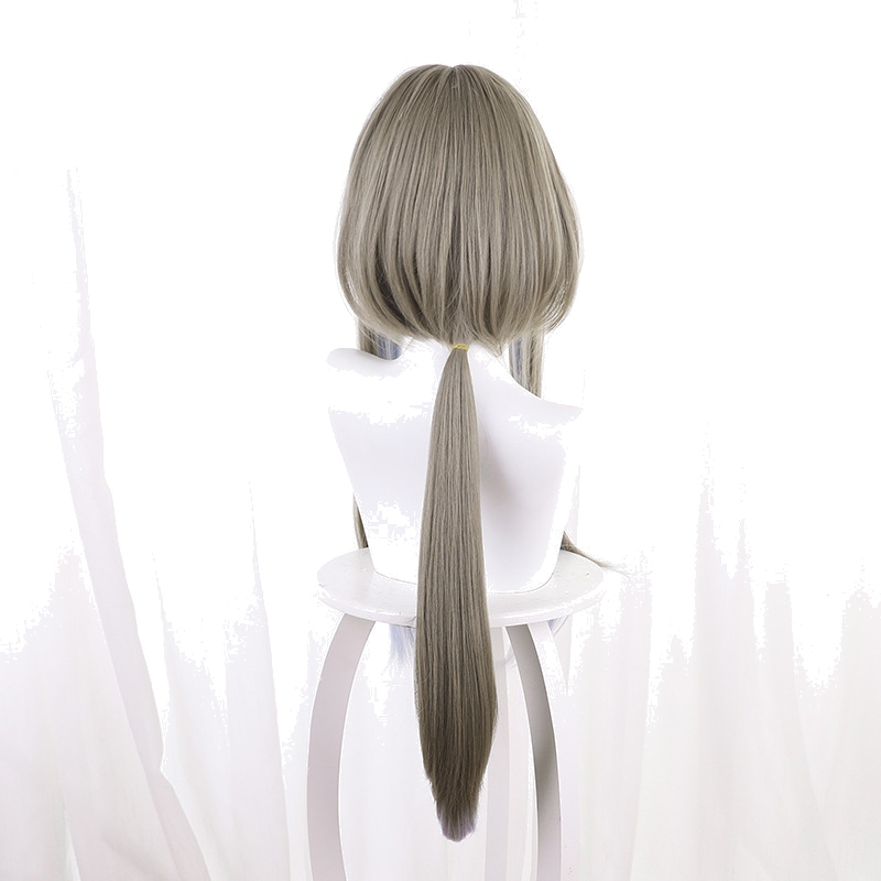 Guizhong Gradient Brown Ponytail Cosplay Wig for Genshin Impact - 539V - Image 4