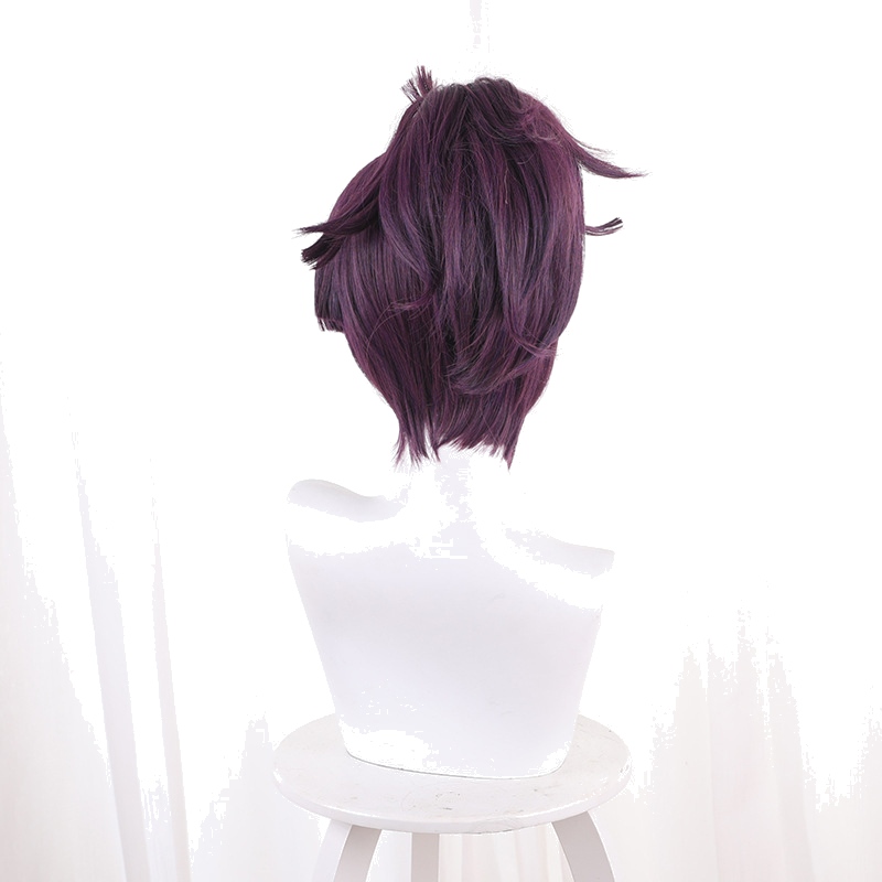 Yuzuriha Purple Ponytail Flipped Cosplay Wig for Hell's Paradise - 543D - Image 4