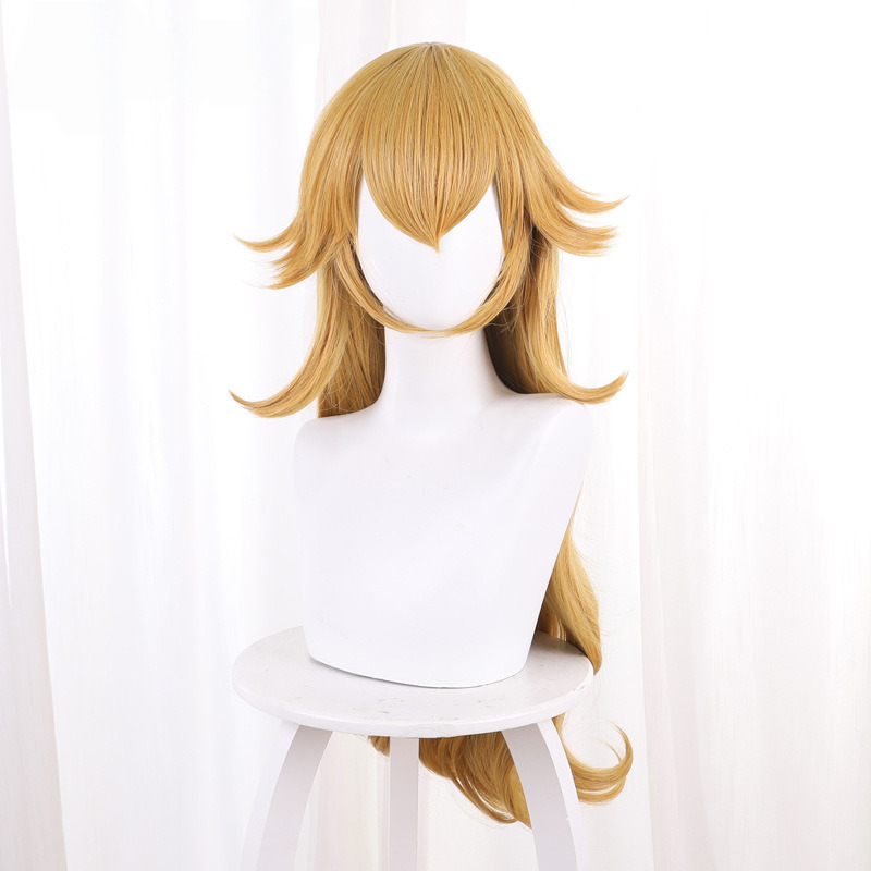 Princess Peach Yellow Long Wavy Cosplay Wig for The Super Mario Bros. Movie - 461I - Image 5