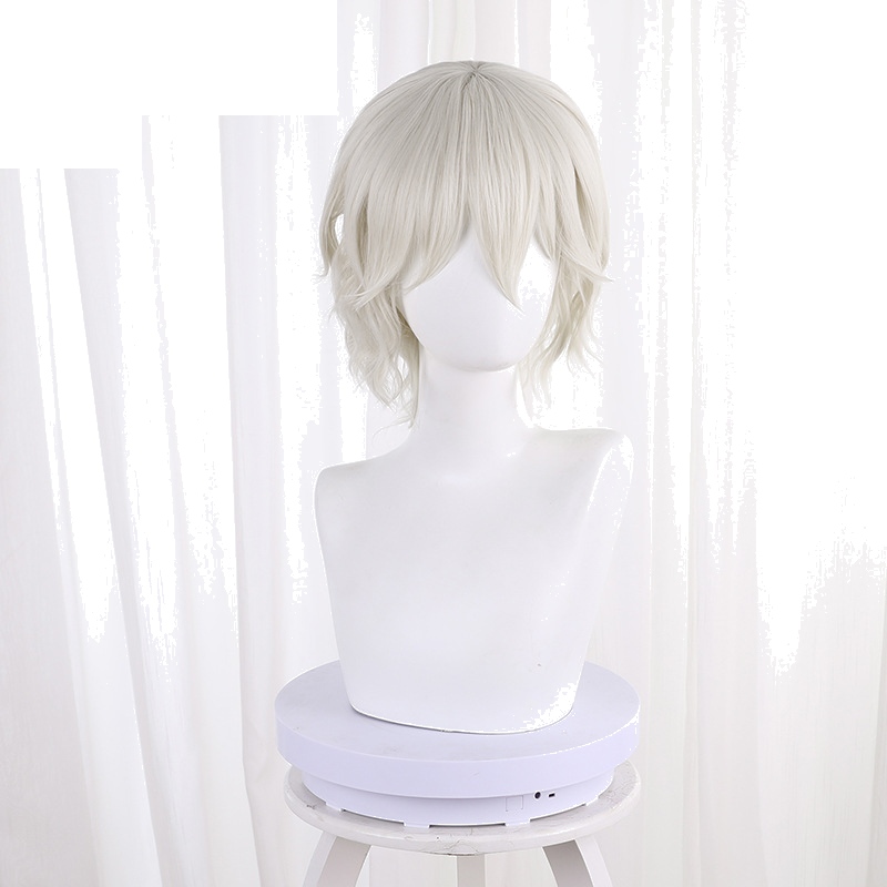 Night Watch Cream White Short Slightly Wavy Cosplay Wig for Identity V - 476W - Image 2
