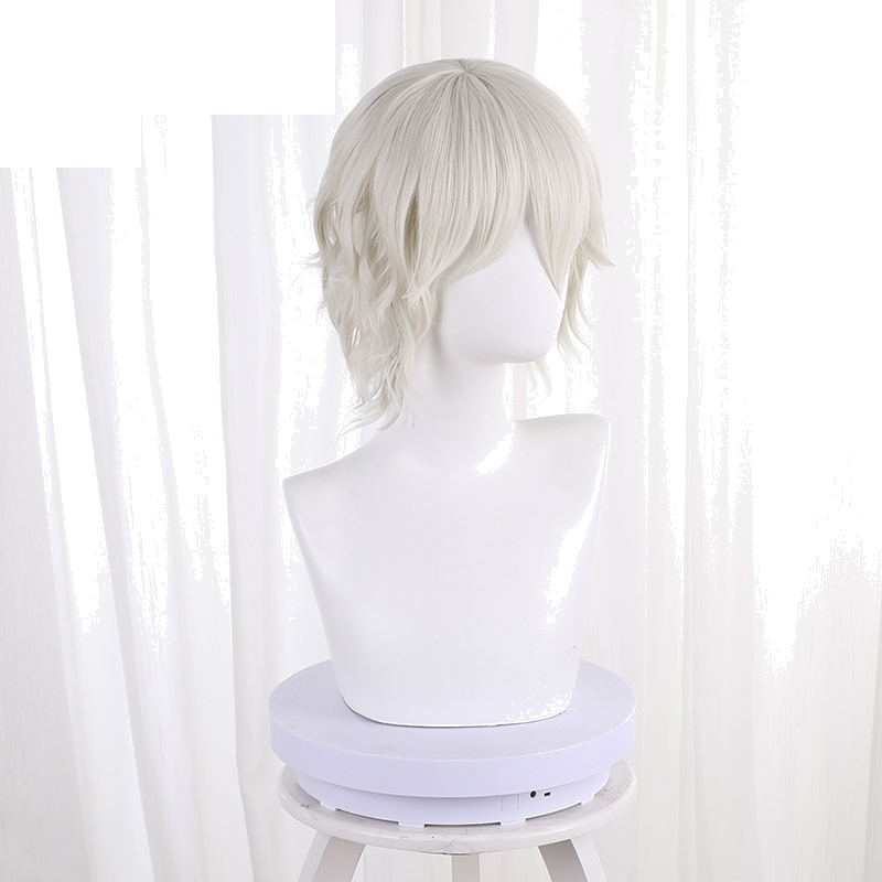 Night Watch Cream White Short Slightly Wavy Cosplay Wig for Identity V - 476W - Image 3