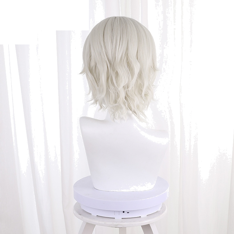 Night Watch Cream White Short Slightly Wavy Cosplay Wig for Identity V - 476W - Image 4