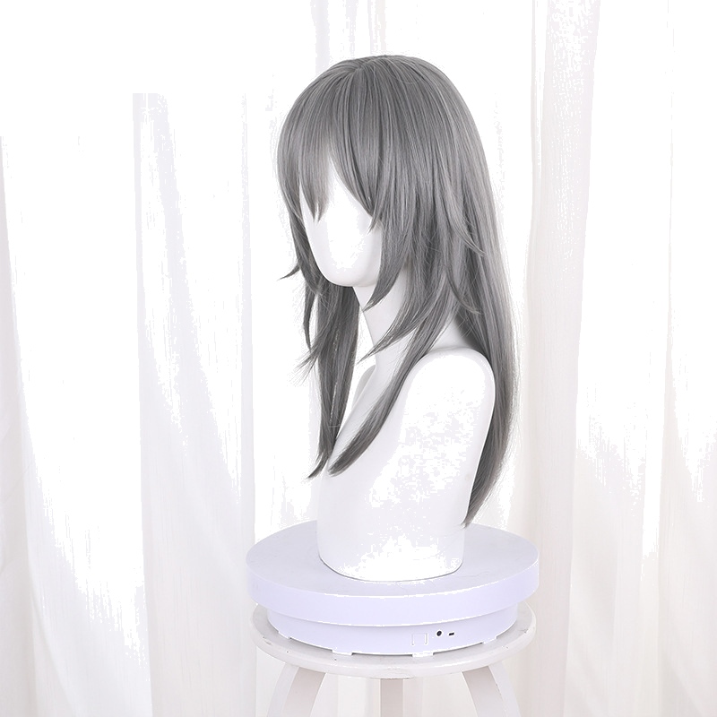 Stelle Trailblazer Medium-length Flipped Cosplay Wig for Honkai: Star Rail - 544A