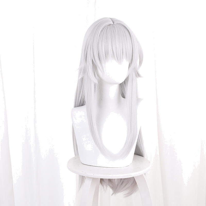 Clara Silver-white Long Straight Cosplay Wig for Honkai: Star Rail - 544D - Image 2