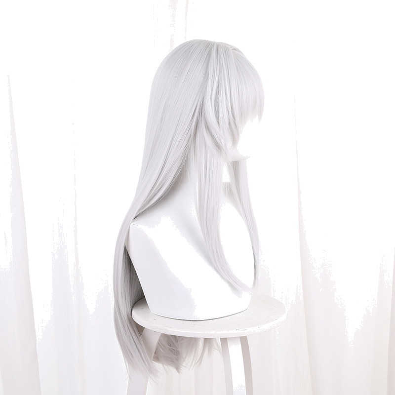 Clara Silver-white Long Straight Cosplay Wig for Honkai: Star Rail - 544D - Image 3