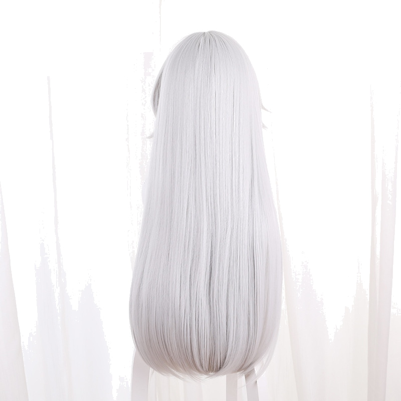 Clara Silver-white Long Straight Cosplay Wig for Honkai: Star Rail - 544D - Image 4