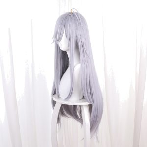 Vladilena Milize Gray-purple Long Straight Cosplay Wig for 86 EIGHTY-SIX - 512AA