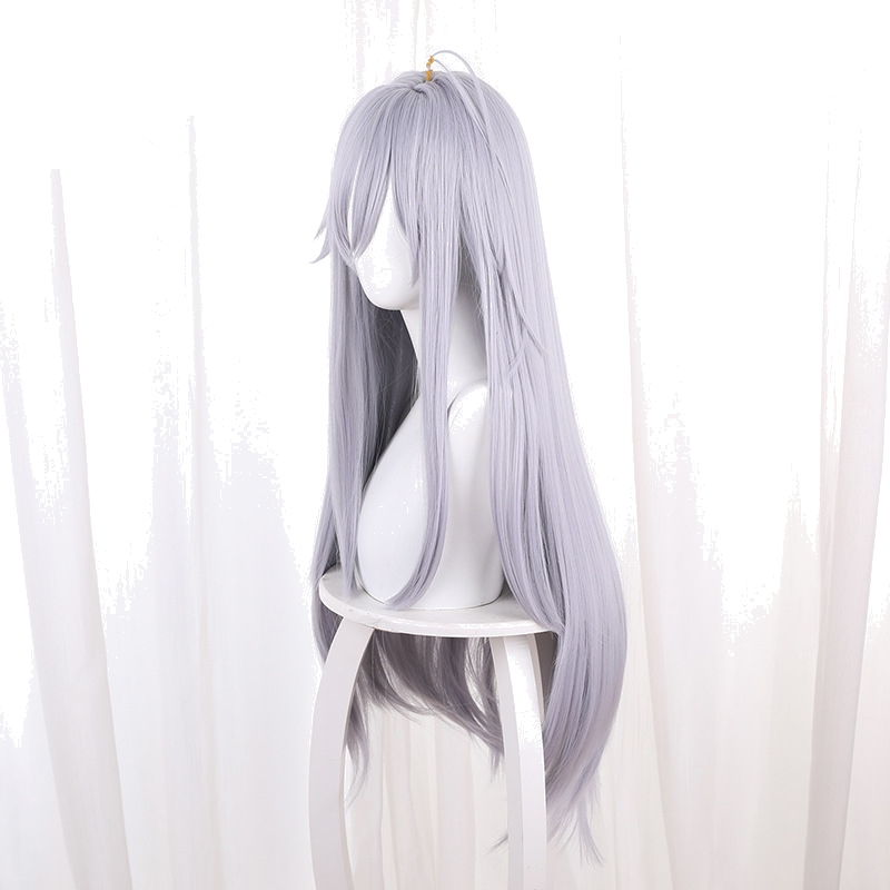 Vladilena Milize Gray-purple Long Straight Cosplay Wig for 86 EIGHTY-SIX - 512AA