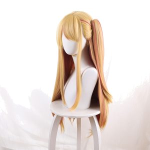 Ruby Hoshino Highlighted Yellow Ponytail Cosplay Wig for Oshi no Ko - 546C