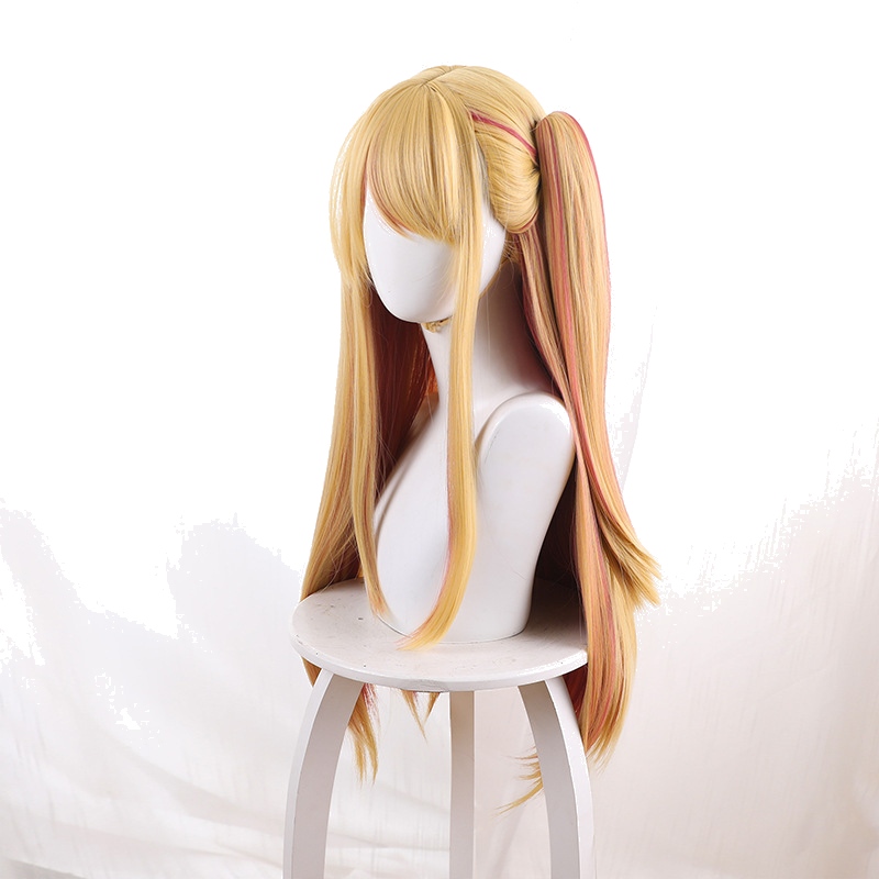Ruby Hoshino Highlighted Yellow Ponytail Cosplay Wig for Oshi no Ko - 546C