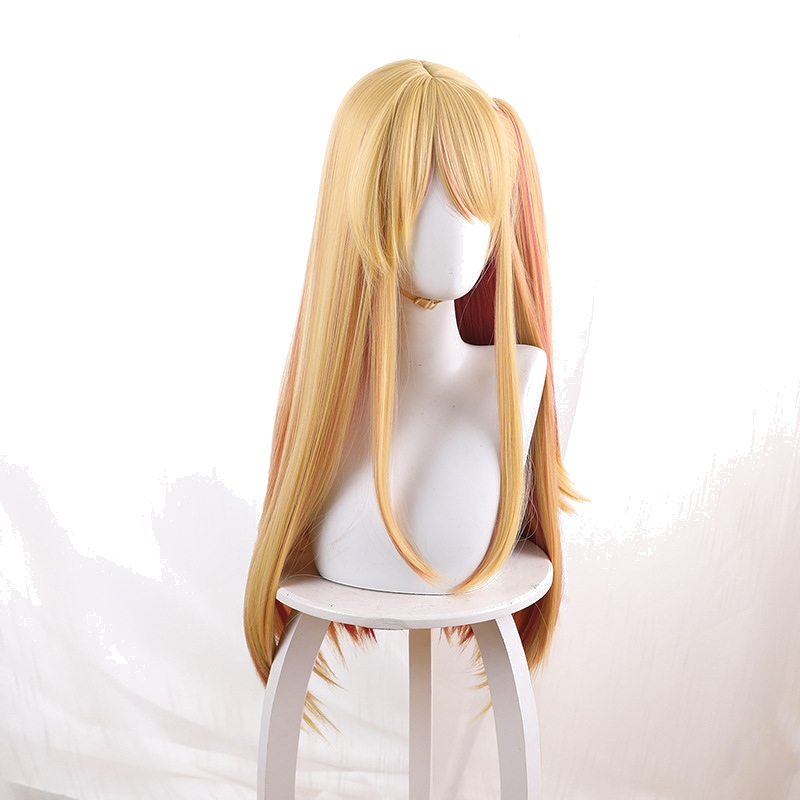 Ruby Hoshino Highlighted Yellow Ponytail Cosplay Wig for Oshi no Ko - 546C - Image 3