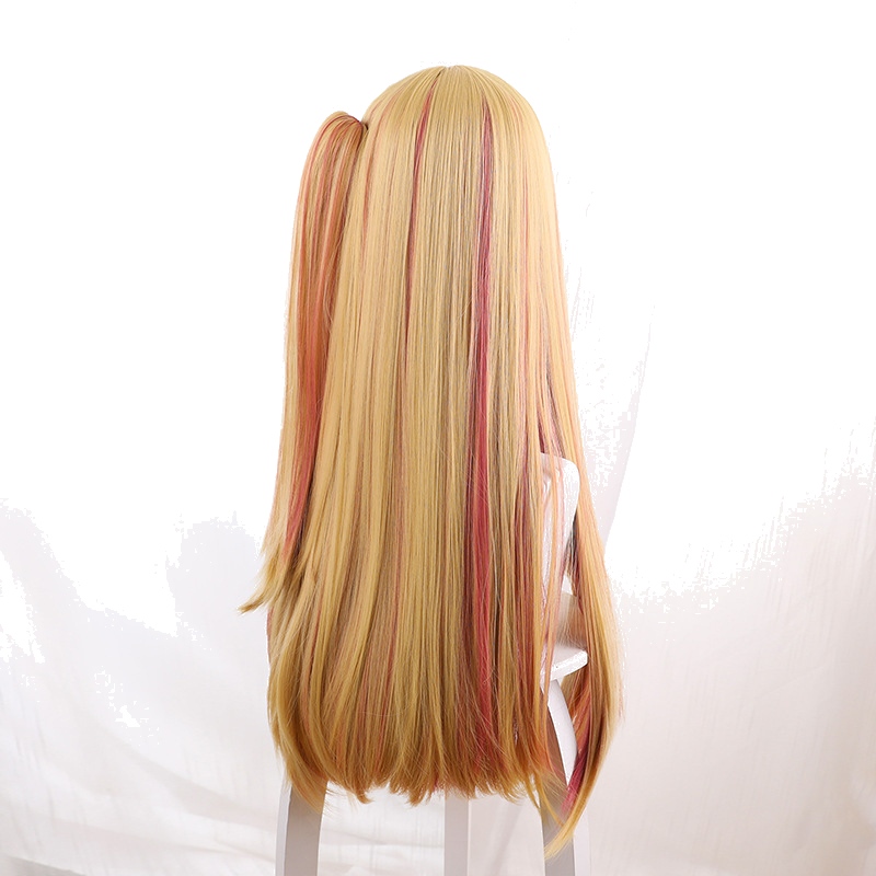 Ruby Hoshino Highlighted Yellow Ponytail Cosplay Wig for Oshi no Ko - 546C - Image 4