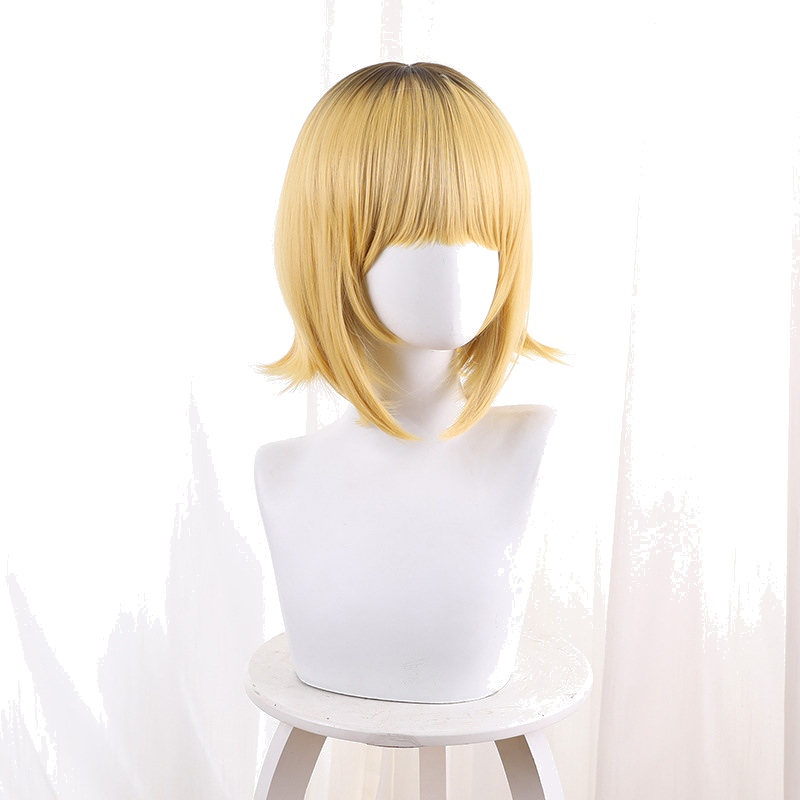 MEM-cho Gradient Dyed Short Flipped Cosplay Wig for Oshi no Ko - 546E - Image 2