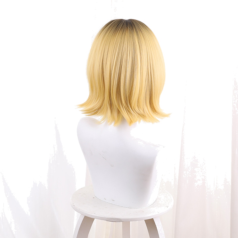 MEM-cho Gradient Dyed Short Flipped Cosplay Wig for Oshi no Ko - 546E - Image 4