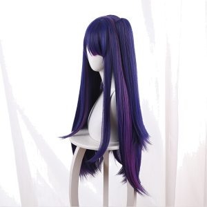 Ai Hoshino Blue-purple Highlighted Ponytail Cosplay Wig for Oshi no Ko - 546A