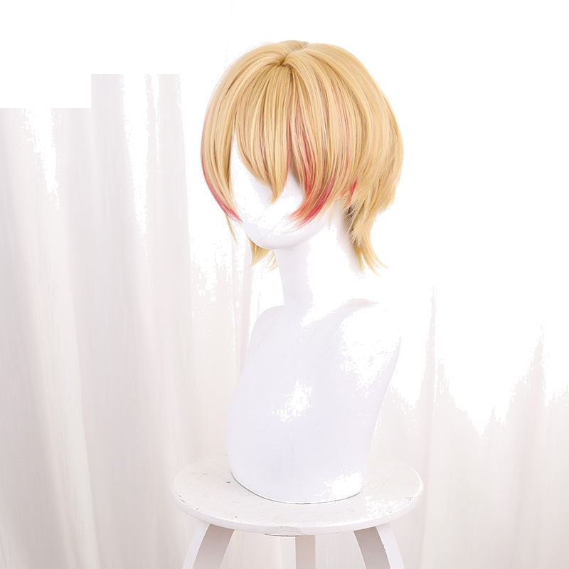 Aqua Hoshino Highlighted Yellow Cosplay Wig for Oshi no Ko - 546B - Image 2