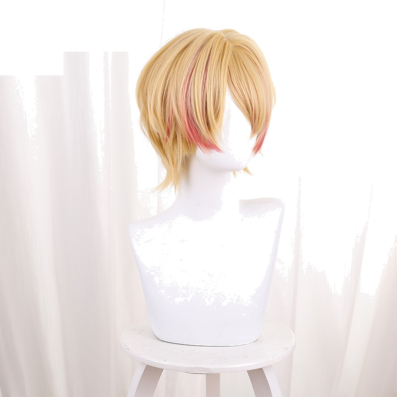 Aqua Hoshino Highlighted Yellow Cosplay Wig for Oshi no Ko - 546B - Image 3